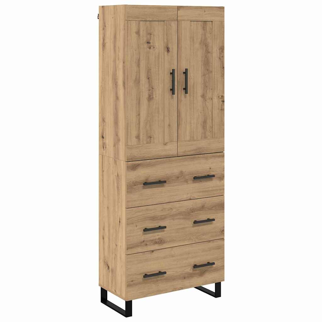 Highboard Artisan Oak 69.5 x 34 x 180 cm Engineered Wood