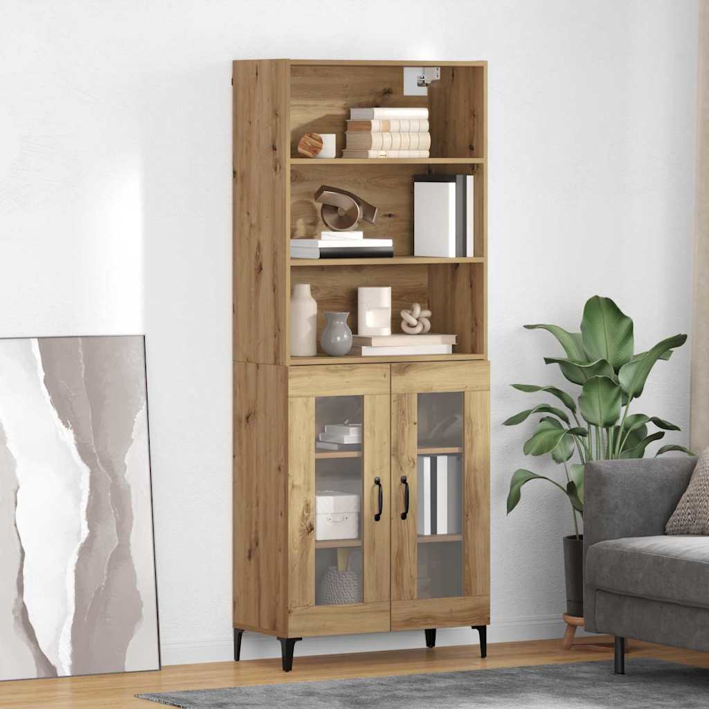 Highboard Artisan Oak 69.5 x 34 x 180 cm Engineered Wood