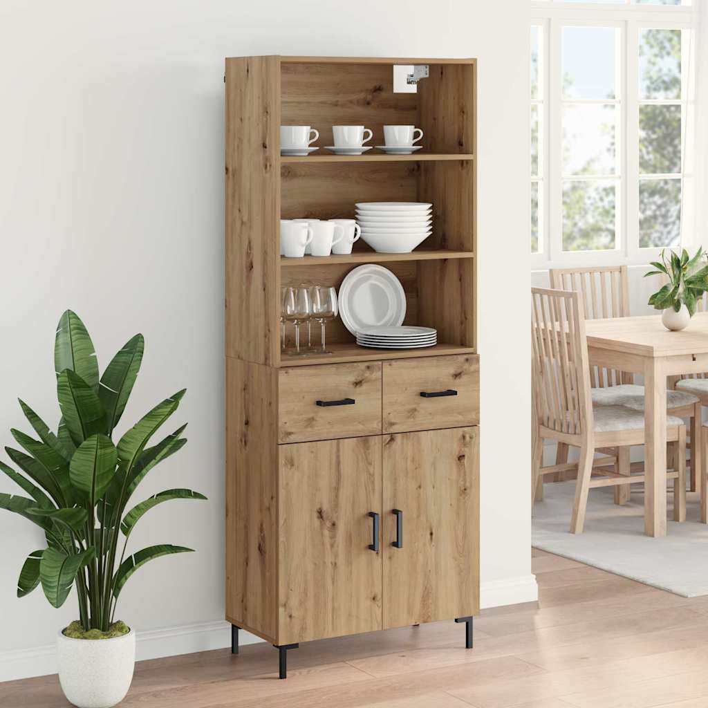 Highboard Artisan Oak 69.5 x 34 x 180 cm Engineered Wood