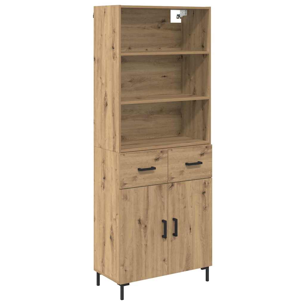 Highboard Artisan Oak 69.5 x 34 x 180 cm Engineered Wood