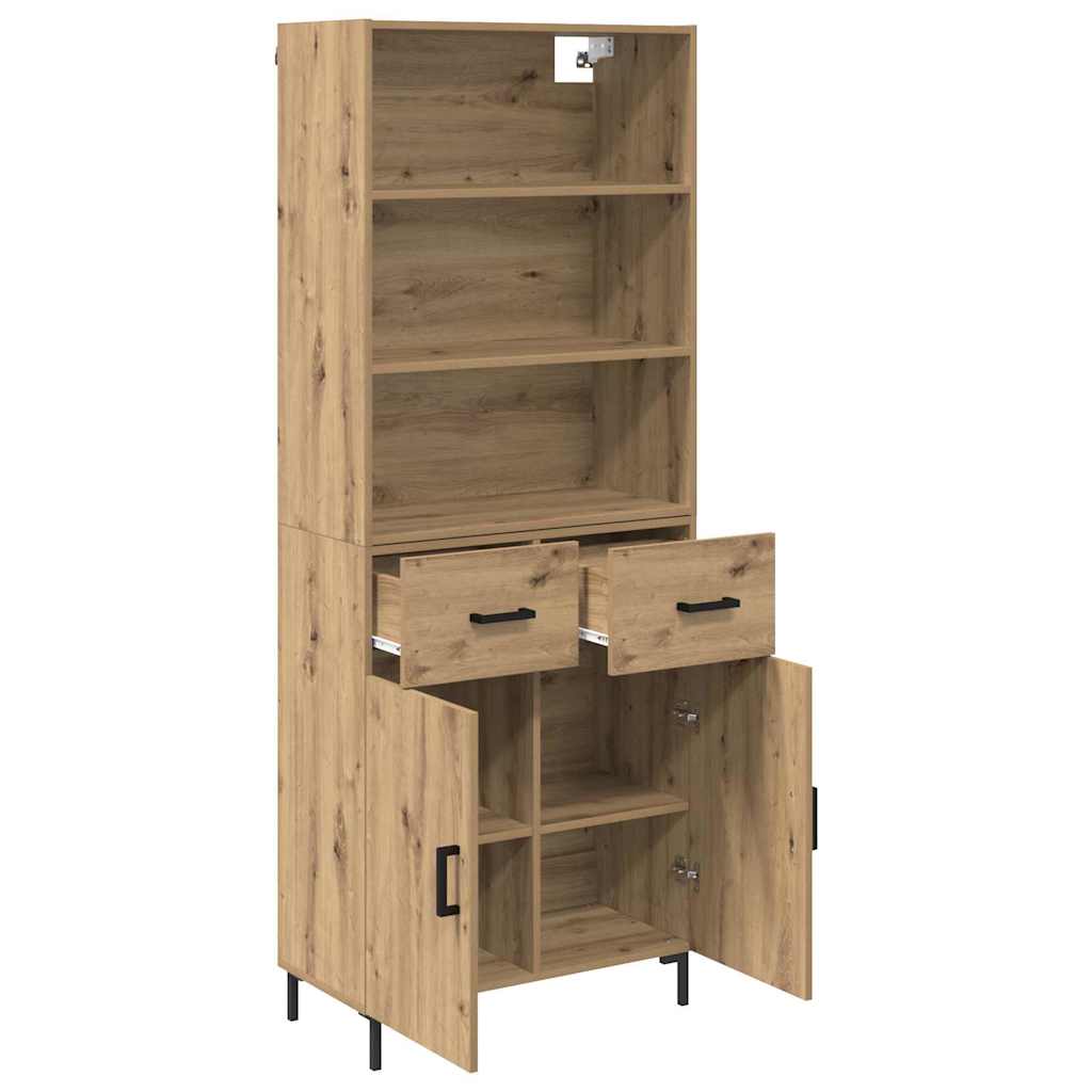 Highboard Artisan Oak 69.5 x 34 x 180 cm Engineered Wood