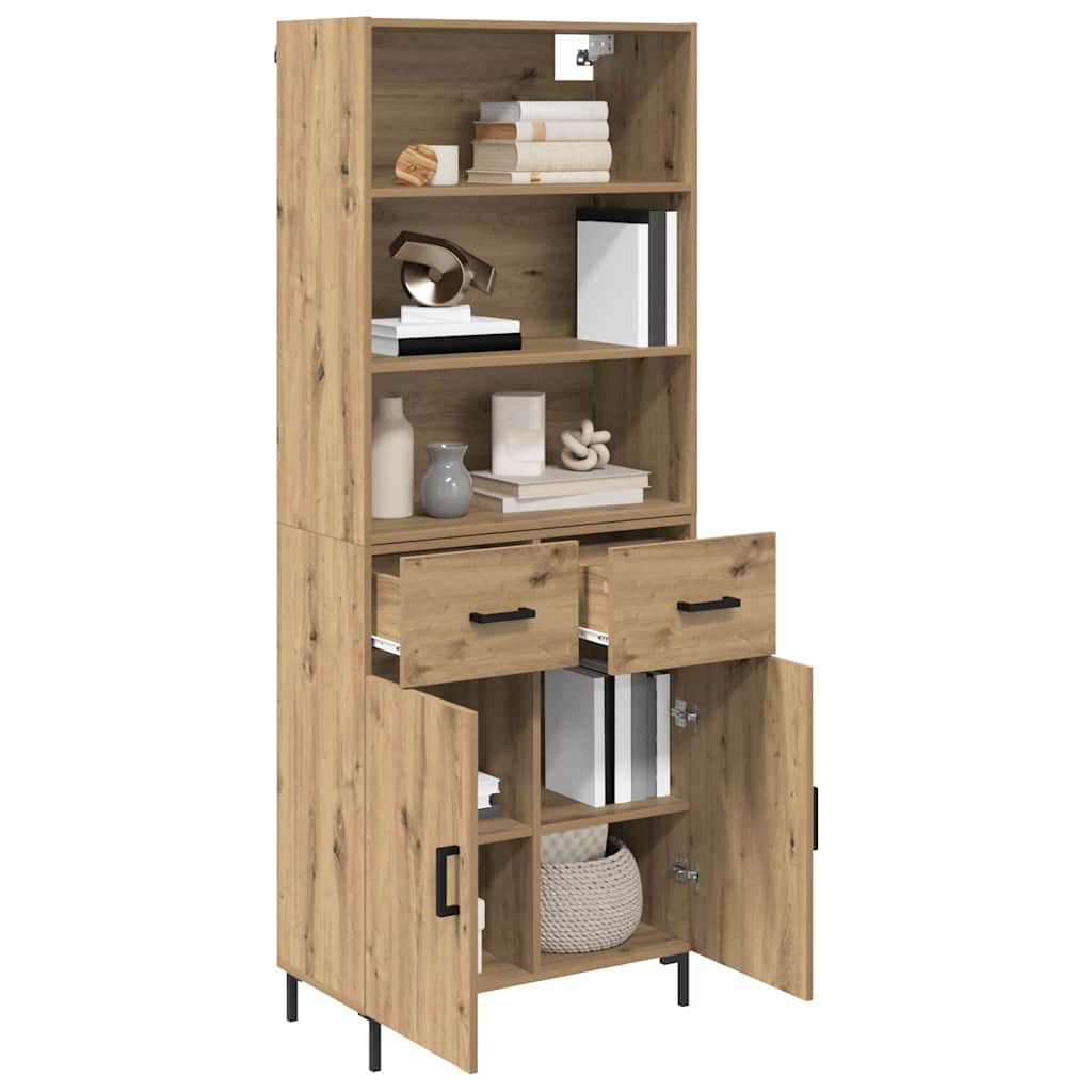 Highboard Artisan Oak 69.5 x 34 x 180 cm Engineered Wood