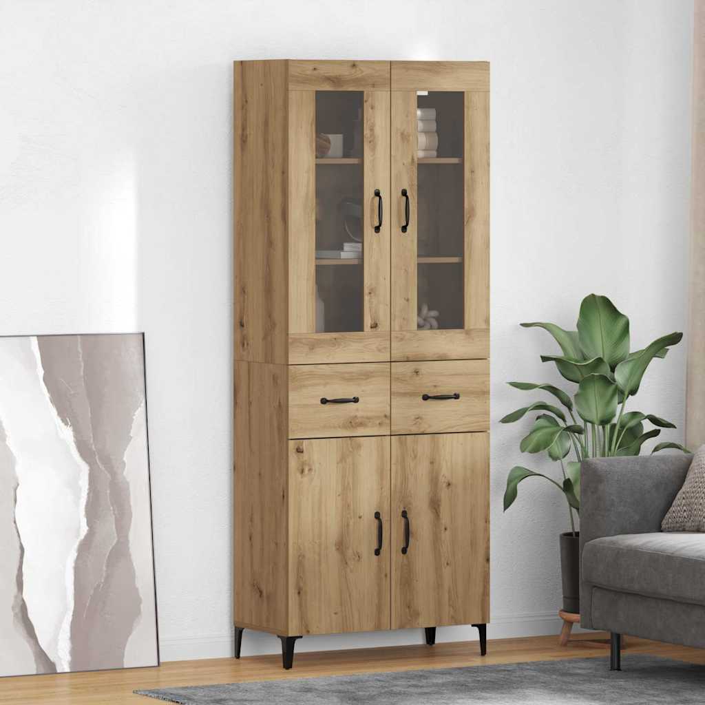 Highboard Artisan Oak 69.5 x 34 x 180 cm Engineered Wood