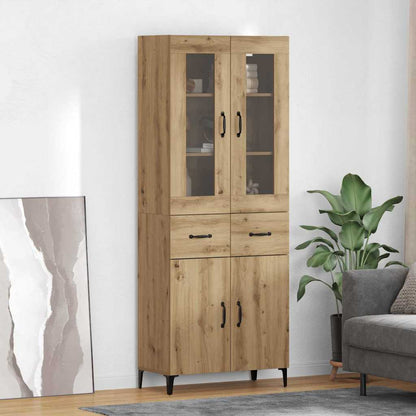 Highboard Artisan Oak 69.5 x 34 x 180 cm Engineered Wood