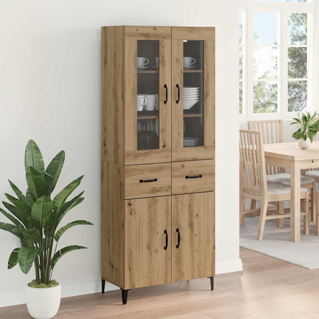 Highboard Artisan Oak 69.5 x 34 x 180 cm Engineered Wood