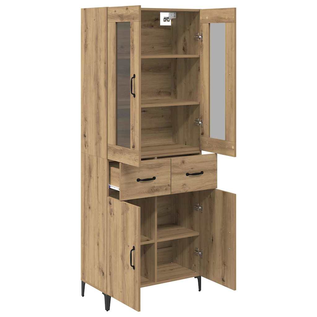 Highboard Artisan Oak 69.5 x 34 x 180 cm Engineered Wood