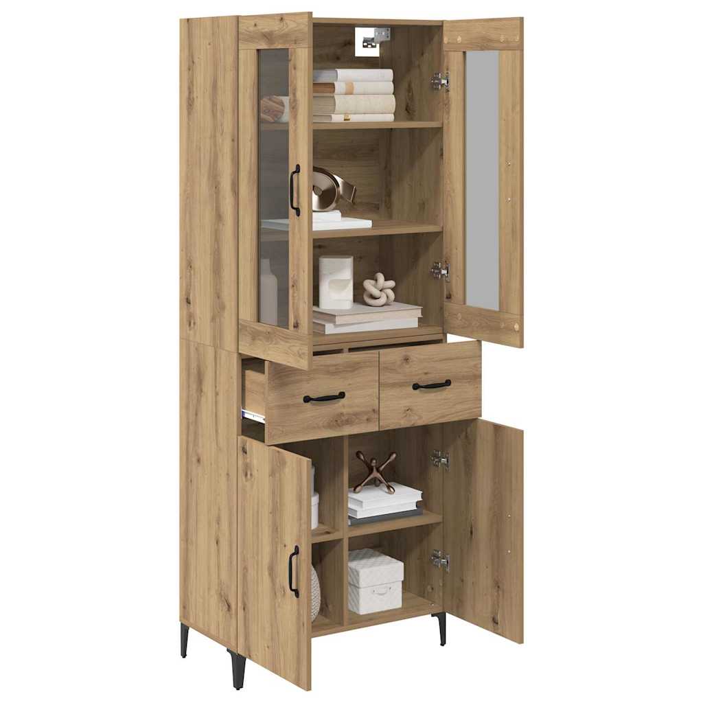 Highboard Artisan Oak 69.5 x 34 x 180 cm Engineered Wood