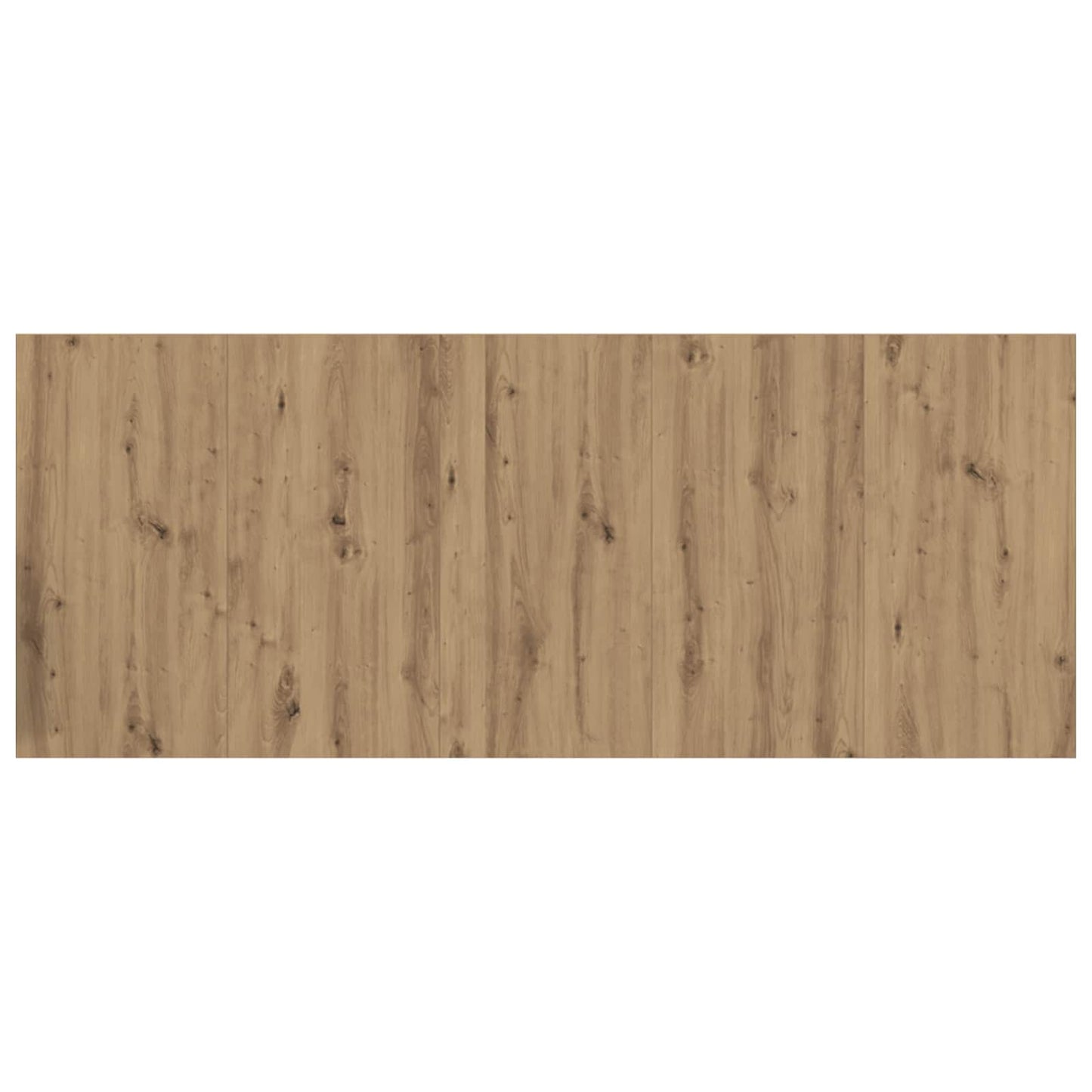 Headboard with Cabinet 3 pcs Artisan Oak Engineered Wood