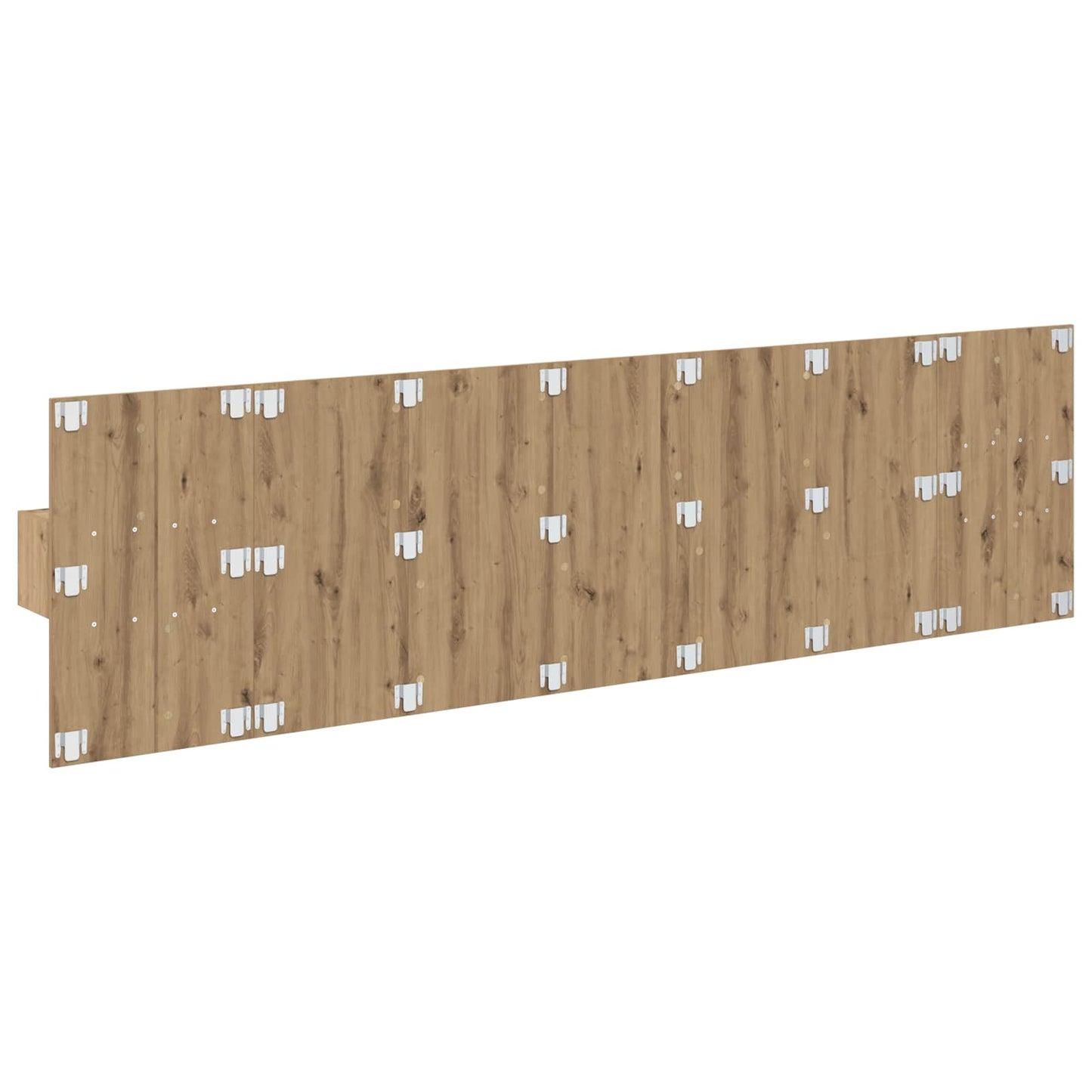 Headboard with Cabinet 3 pcs Artisan Oak Engineered Wood