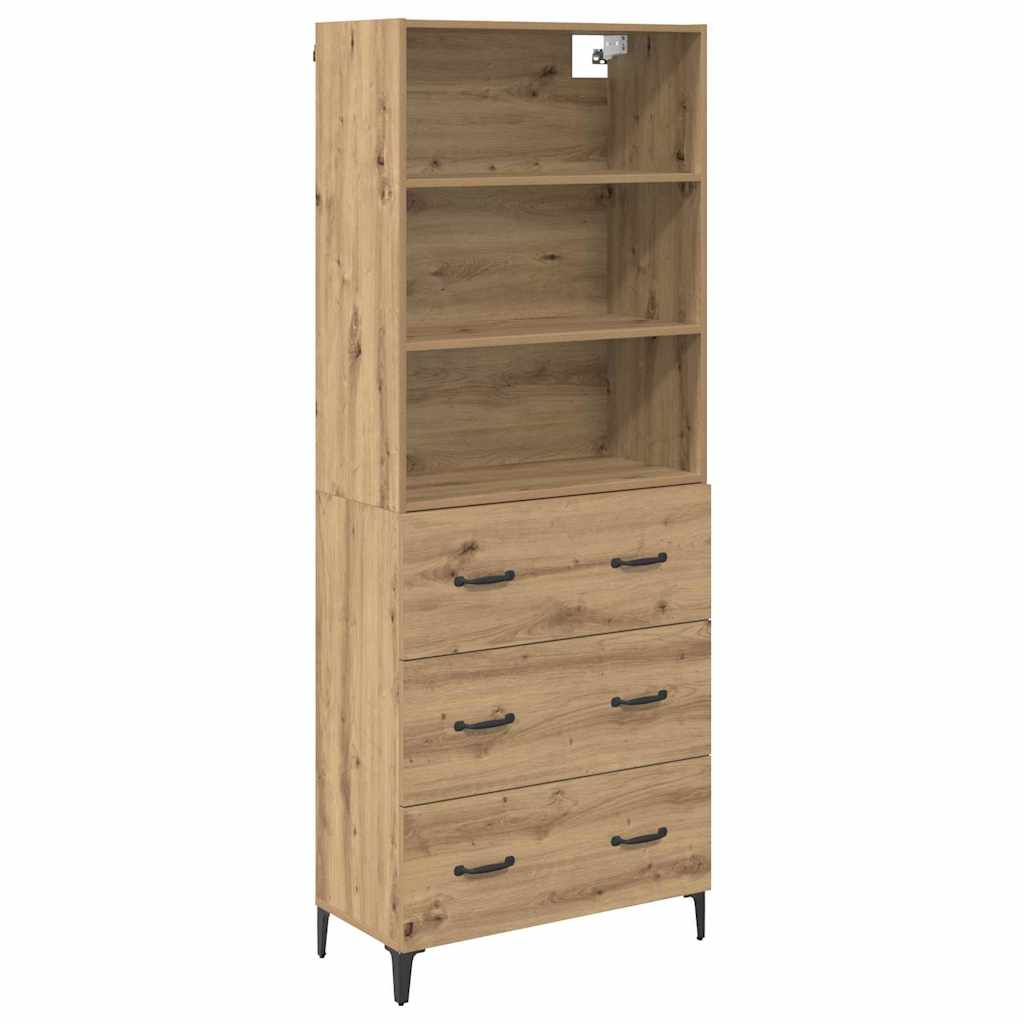 Highboard Artisan Oak 69.5 x 34 x 180 cm Engineered Wood