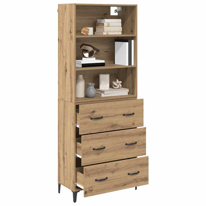 Highboard Artisan Oak 69.5 x 34 x 180 cm Engineered Wood