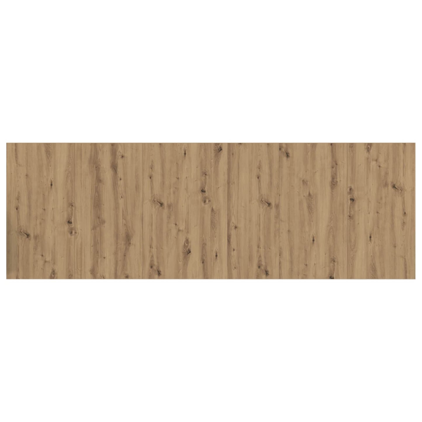 Headboard with Cabinet 3 pcs Artisan Oak Engineered Wood