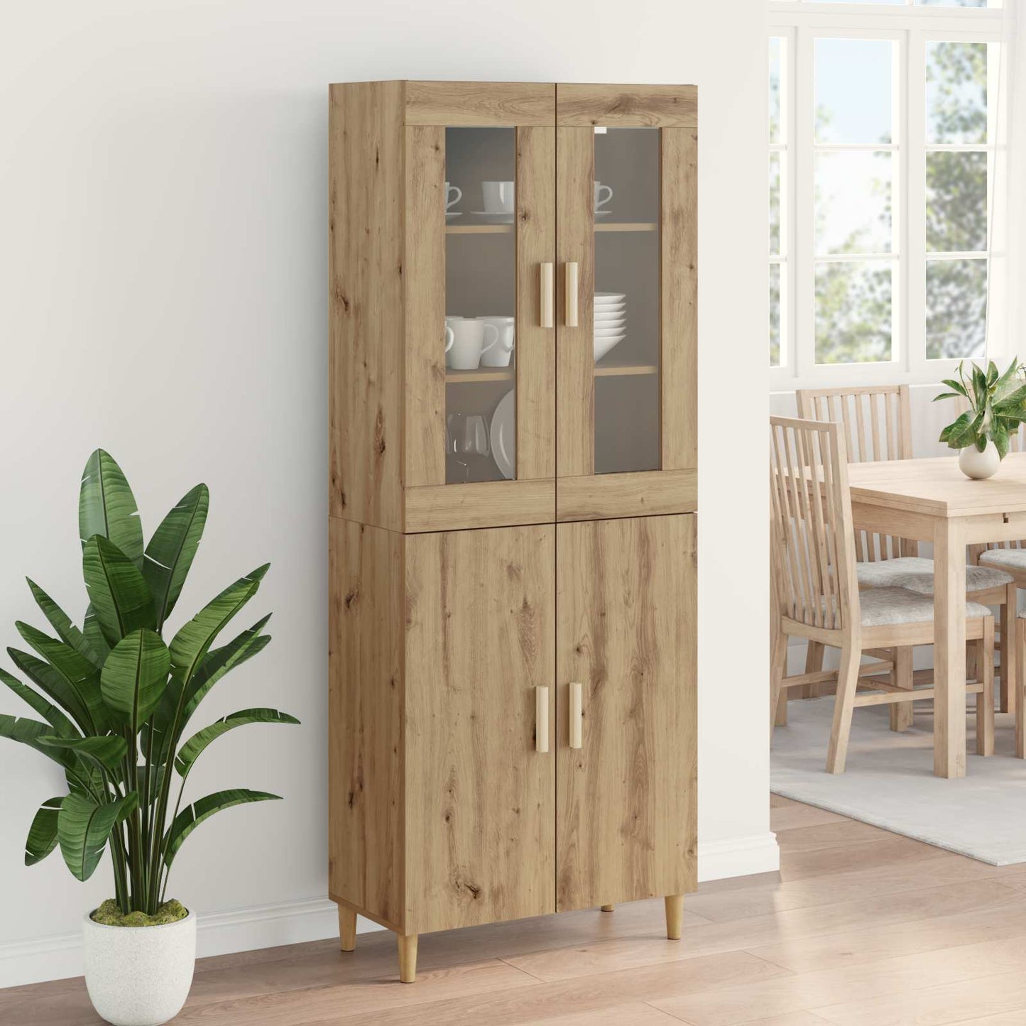 Highboard Artisan Oak 69.5 x 34 x 180 cm