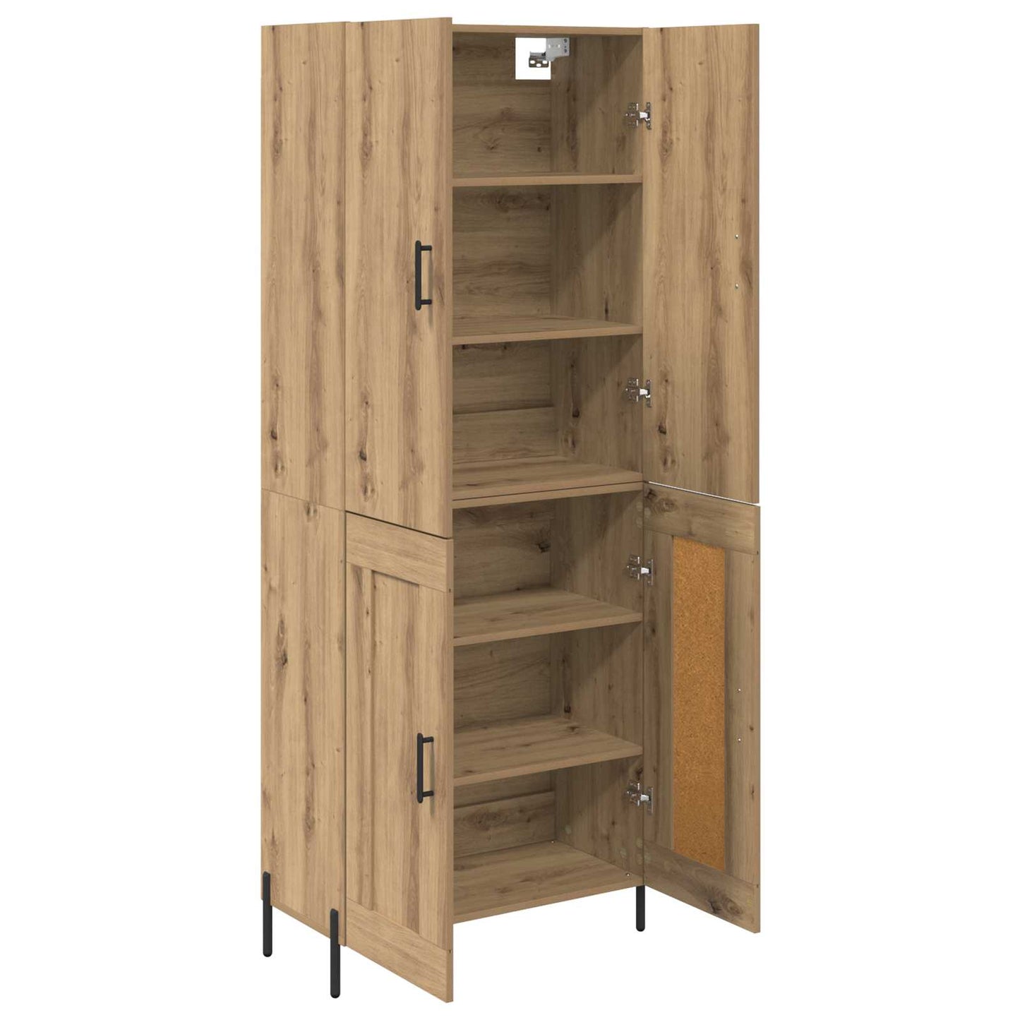 Highboard Artisan Oak 69.5 x 34 x 180 cm Engineered Wood