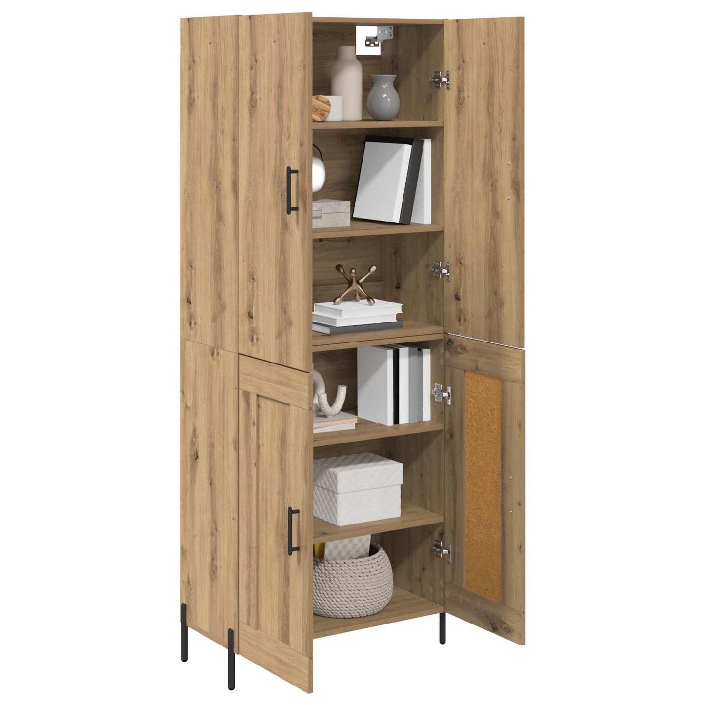 Highboard Artisan Oak 69.5 x 34 x 180 cm Engineered Wood