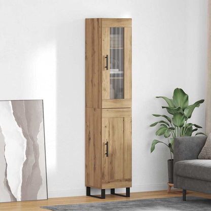 Highboard Artisan Oak 34.5 x 34 x 180 cm Engineered Wood