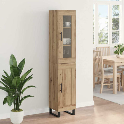 Highboard Artisan Oak 34.5 x 34 x 180 cm Engineered Wood
