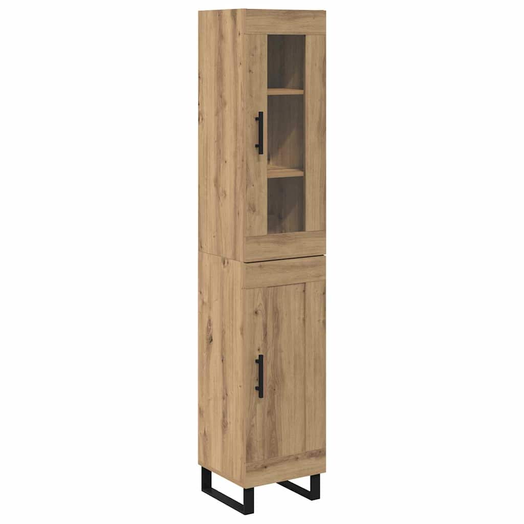 Highboard Artisan Oak 34.5 x 34 x 180 cm Engineered Wood