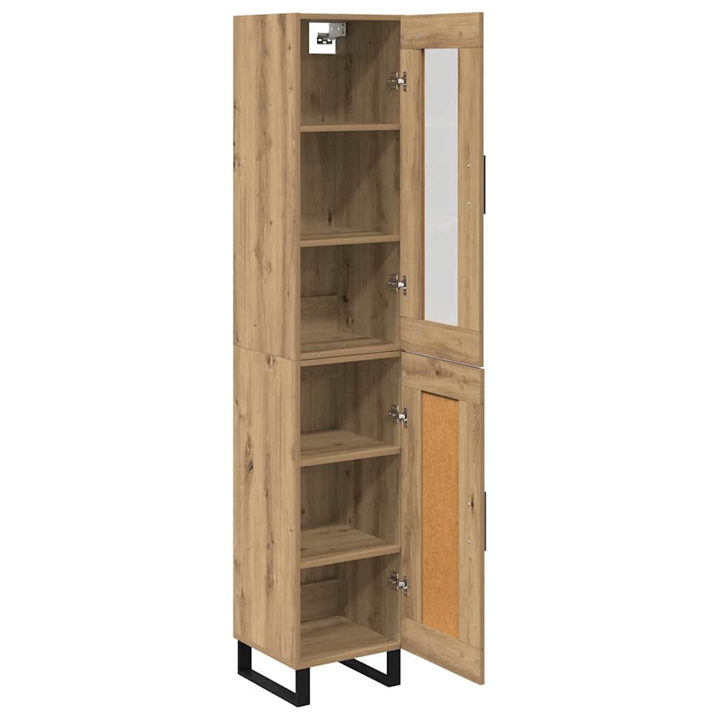 Highboard Artisan Oak 34.5 x 34 x 180 cm Engineered Wood