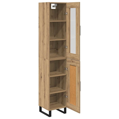 Highboard Artisan Oak 34.5 x 34 x 180 cm Engineered Wood