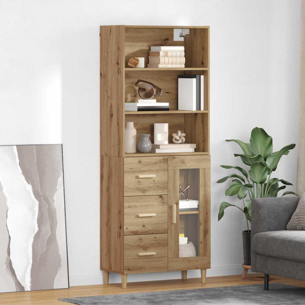 Highboard Artisan Oak 69.5 x 34 x 180 cm Engineered Wood