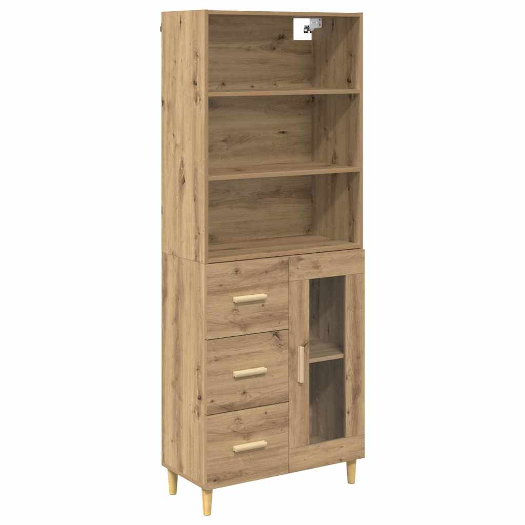 Highboard Artisan Oak 69.5 x 34 x 180 cm Engineered Wood
