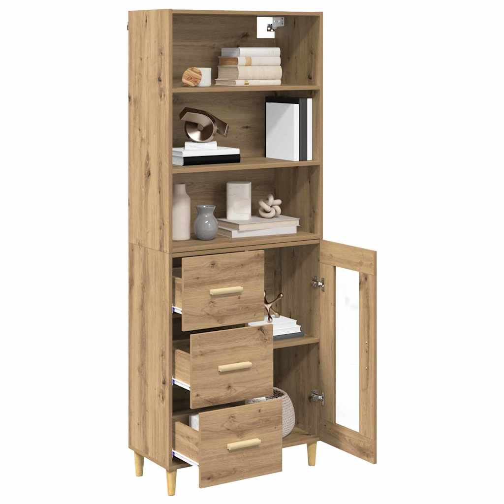 Highboard Artisan Oak 69.5 x 34 x 180 cm Engineered Wood