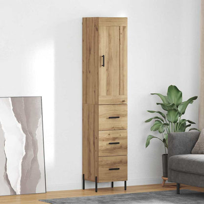 Highboard Artisan Oak 34.5 x 34 x 180 cm Engineered Wood