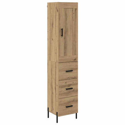 Highboard Artisan Oak 34.5 x 34 x 180 cm Engineered Wood