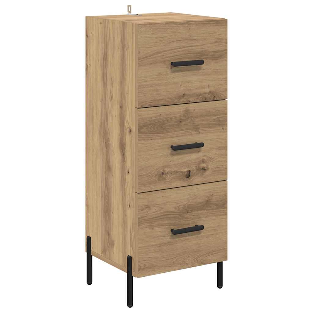 Highboard Artisan Oak 34.5 x 34 x 180 cm Engineered Wood