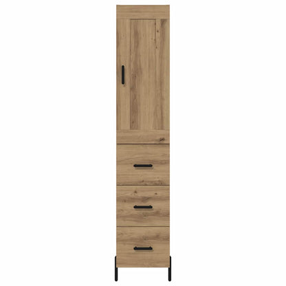 Highboard Artisan Oak 34.5 x 34 x 180 cm Engineered Wood
