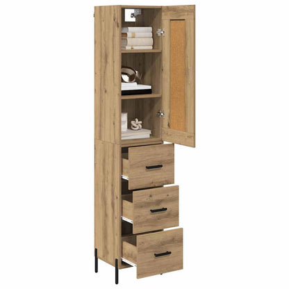Highboard Artisan Oak 34.5 x 34 x 180 cm Engineered Wood