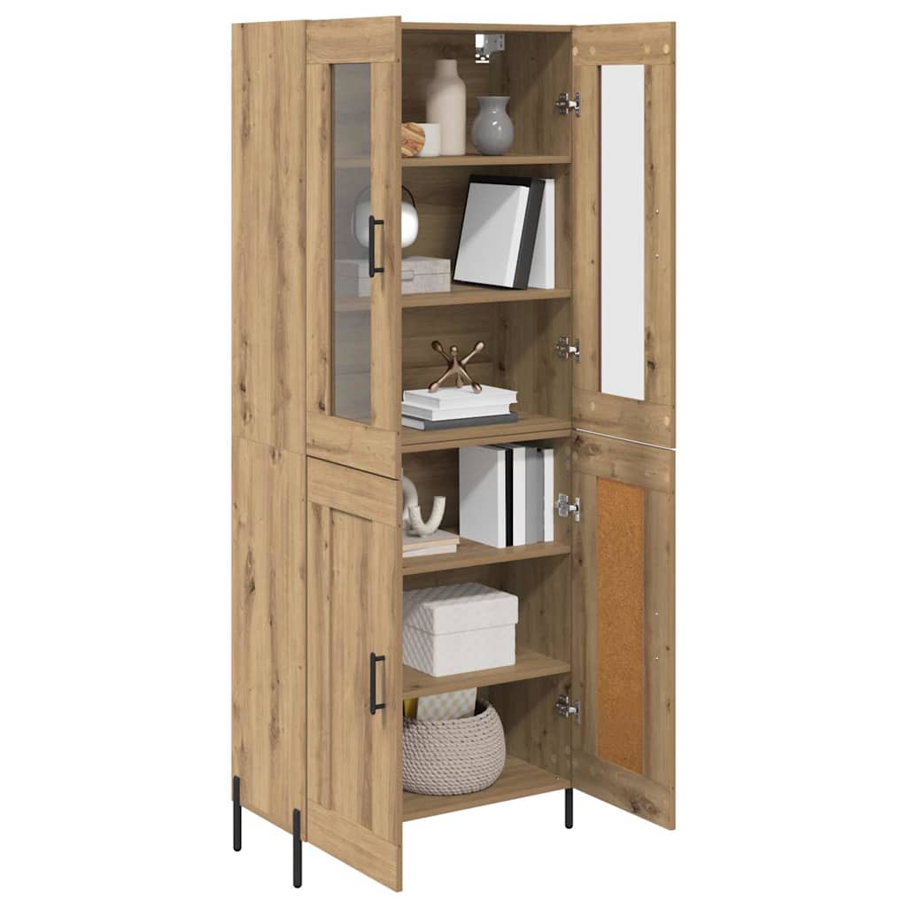 Highboard Artisan Oak 69.5 x 34 x 180 cm Engineered Wood