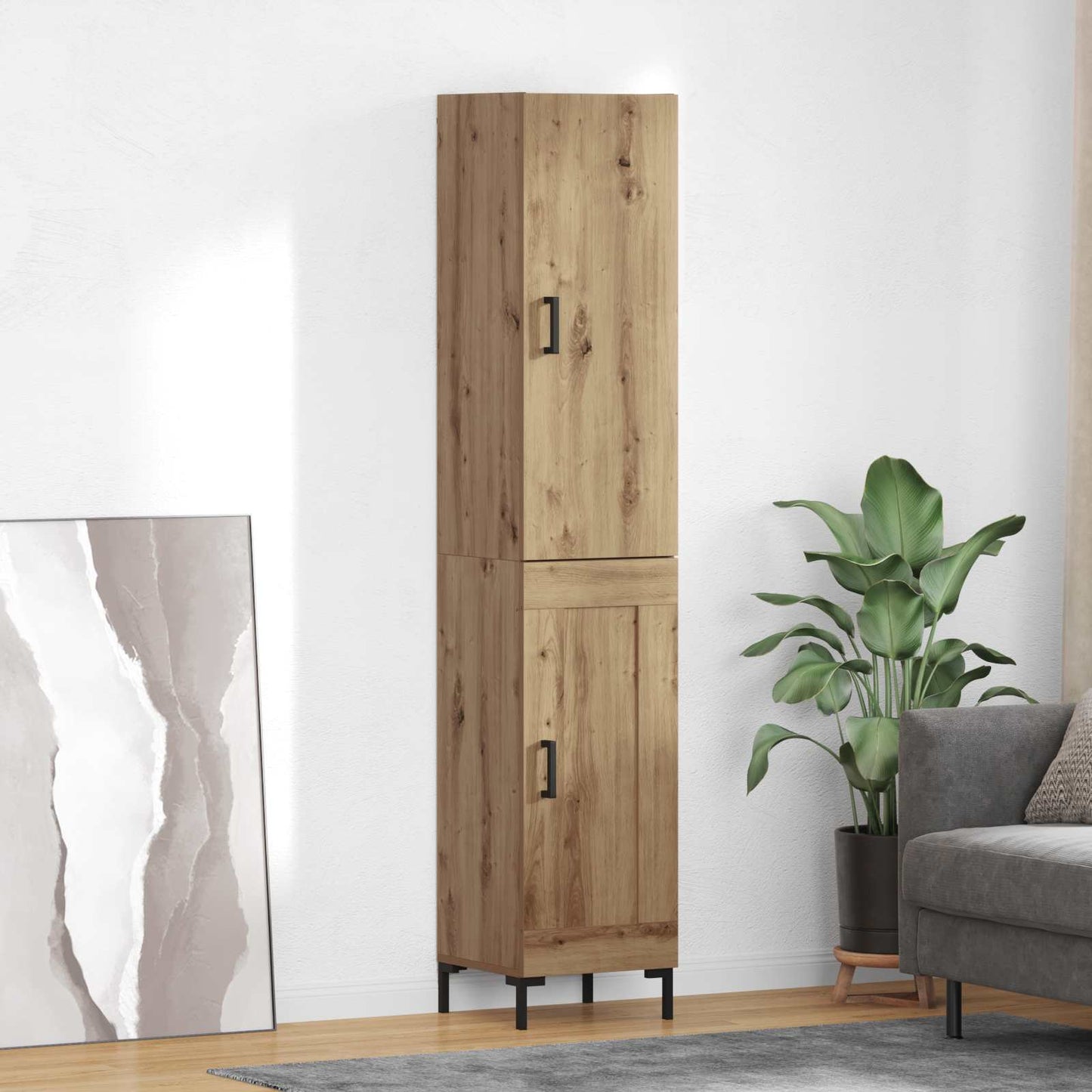 Highboard Artisan Oak 69.5 x 34 x 180 cm Engineered Wood