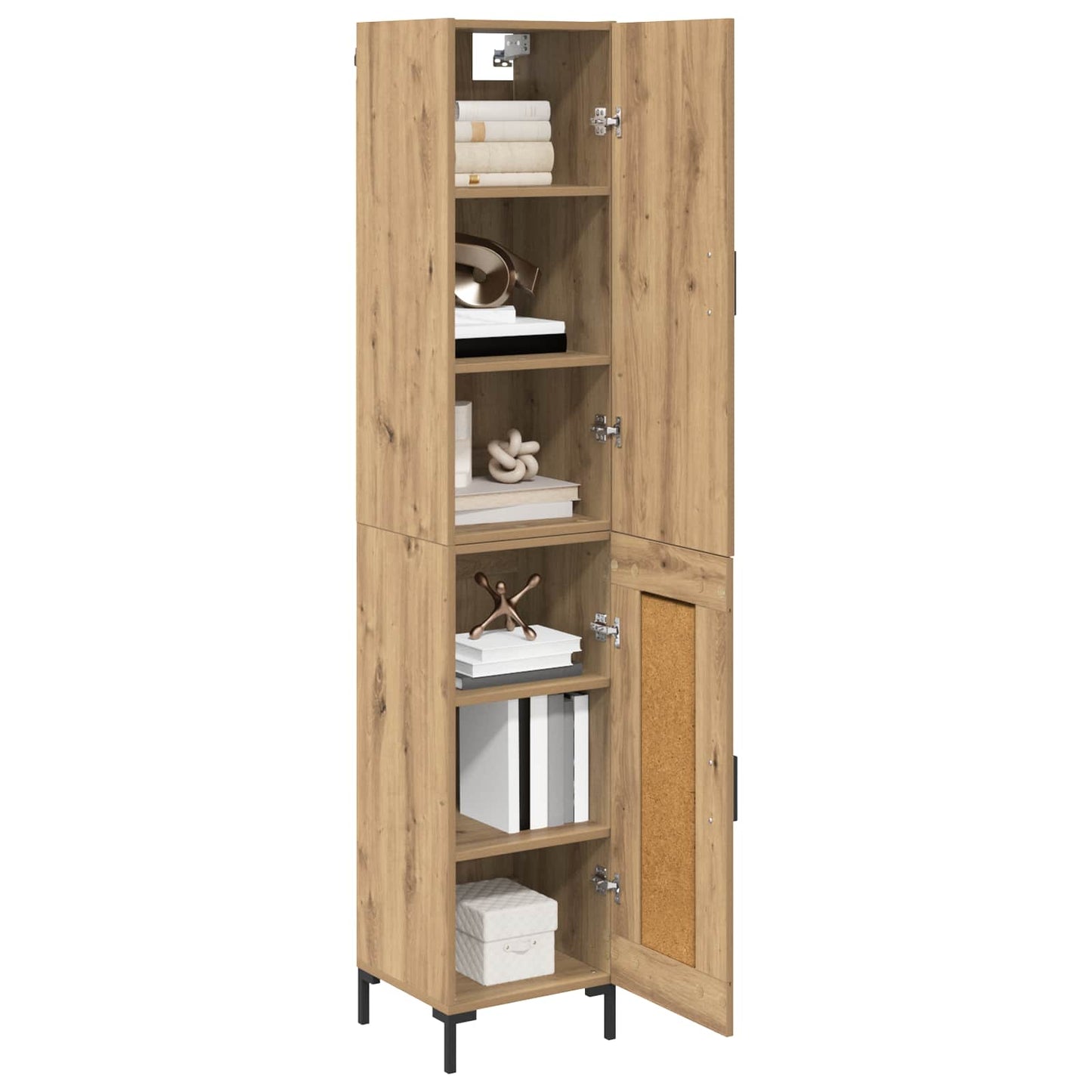 Highboard Artisan Oak 69.5 x 34 x 180 cm Engineered Wood