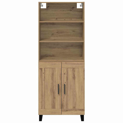 Highboard 2 pcs Artisan Oak Engineered Wood