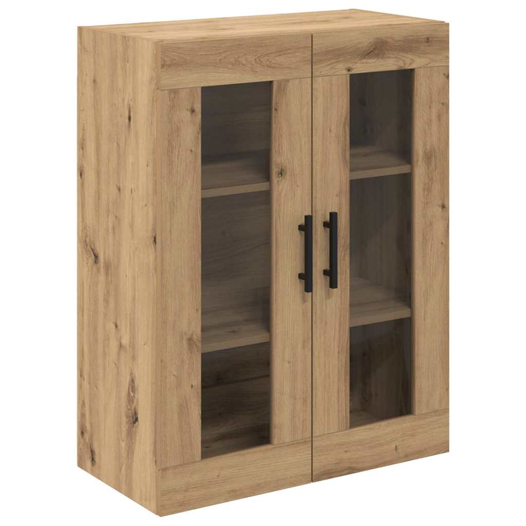 Highboard with Drawer 2 pcs Artisan Oak Engineered Wood