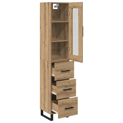 Highboard Artisan Oak 34.5 x 34 x 180 cm Engineered Wood