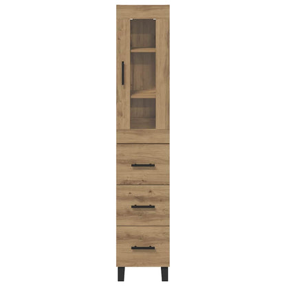 Highboard Artisan Oak 34.5 x 34 x 180 cm Engineered Wood