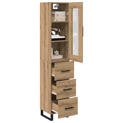 Highboard Artisan Oak 34.5 x 34 x 180 cm Engineered Wood