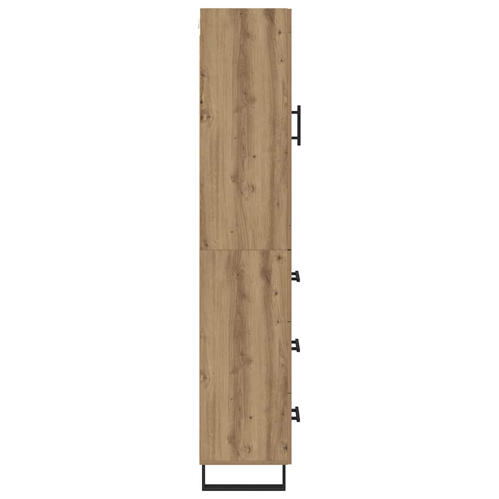 Highboard Artisan Oak 34.5 x 34 x 180 cm Engineered Wood
