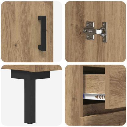 Highboard Artisan Oak 69.5 x 34 x 180 cm Engineered Wood