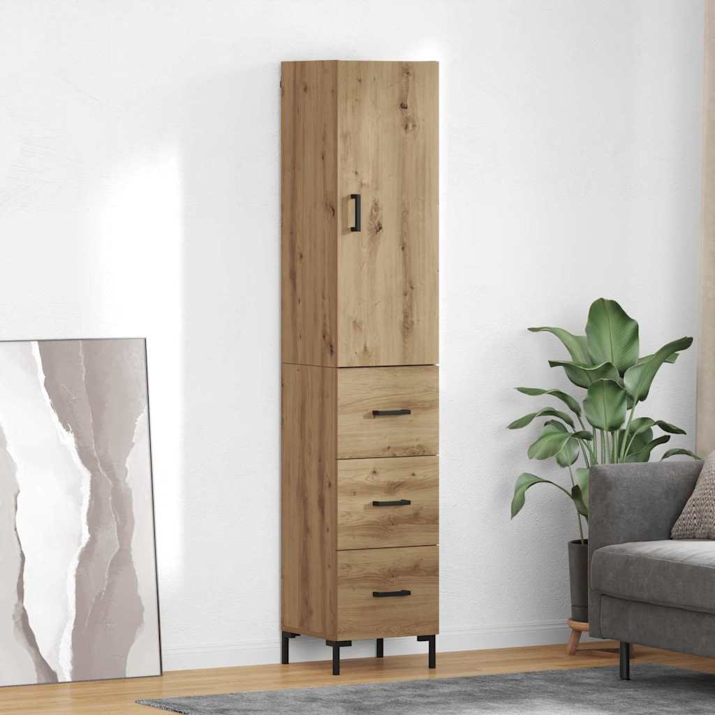 Highboard Artisan Oak 69.5 x 34 x 180 cm Engineered Wood