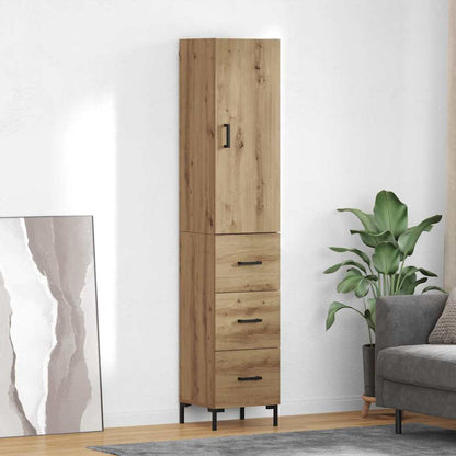 Highboard Artisan Oak 69.5 x 34 x 180 cm Engineered Wood