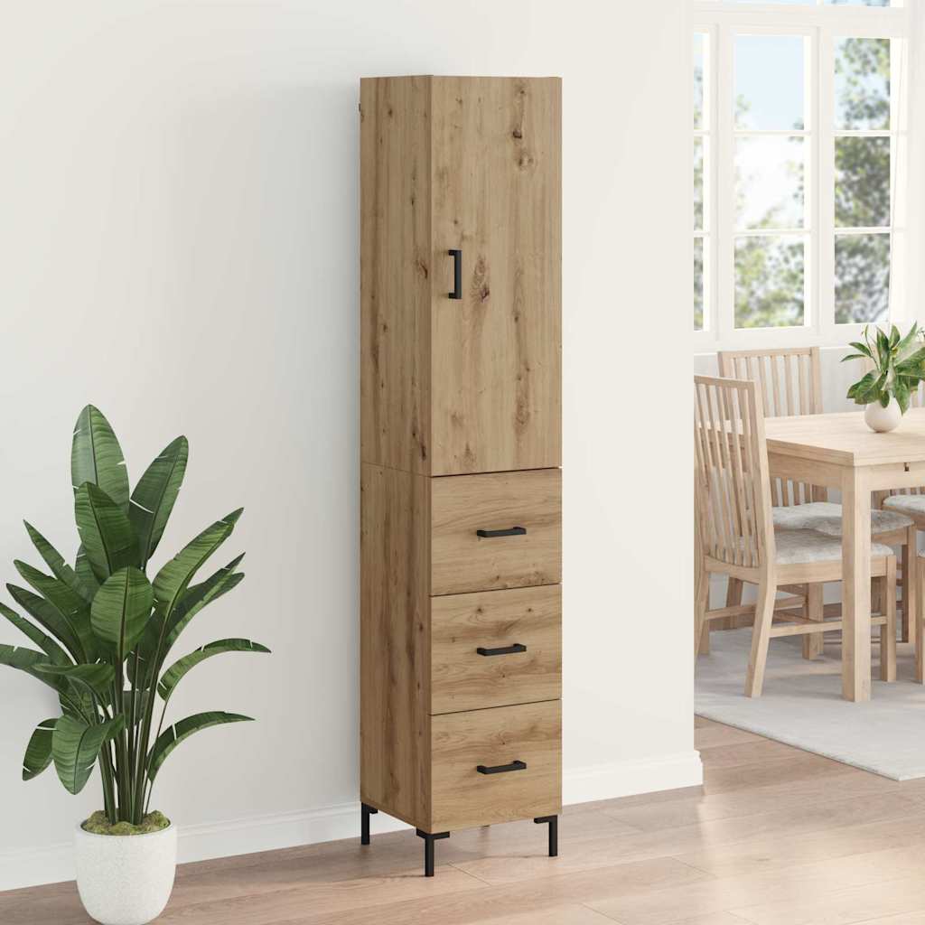 Highboard Artisan Oak 69.5 x 34 x 180 cm Engineered Wood