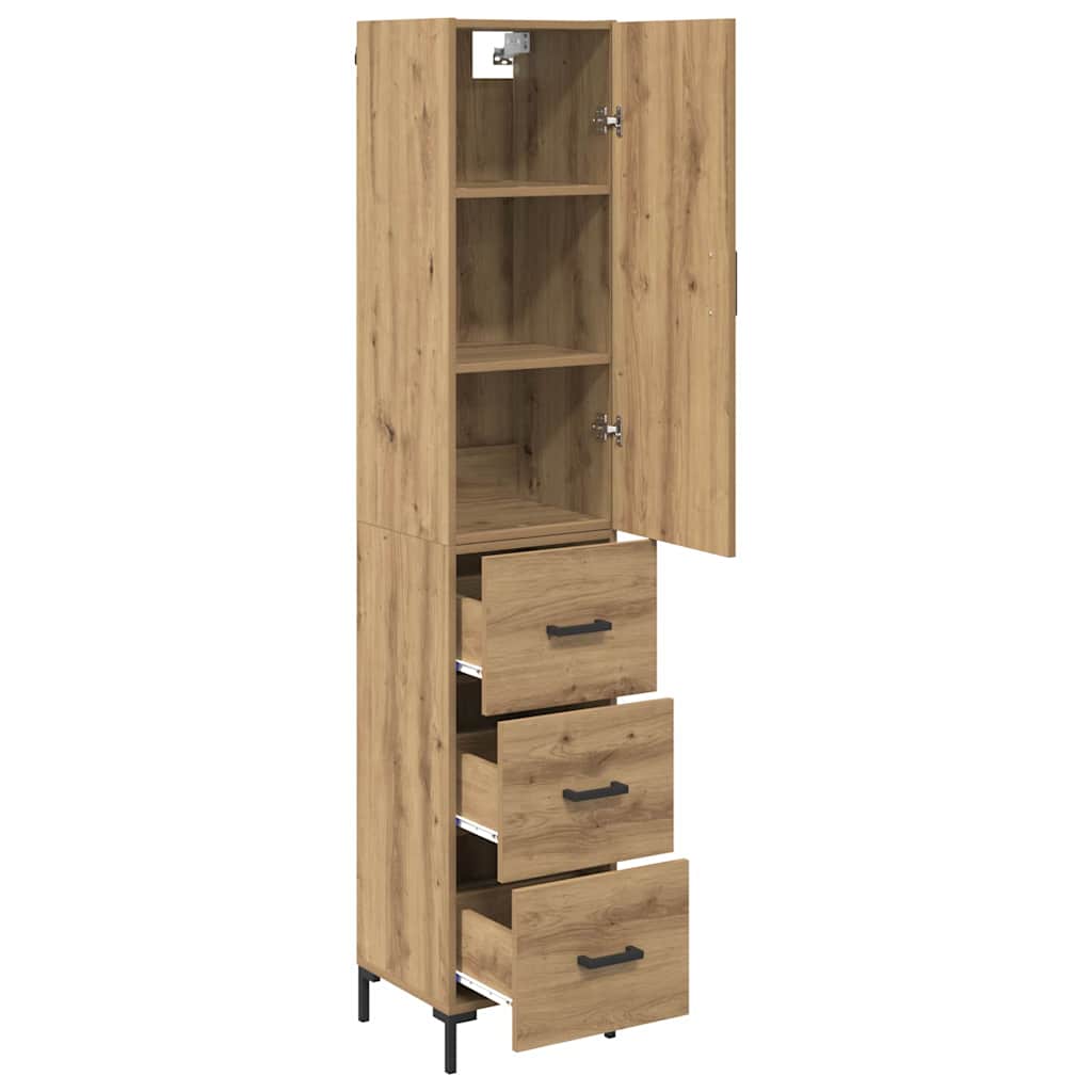 Highboard Artisan Oak 69.5 x 34 x 180 cm Engineered Wood