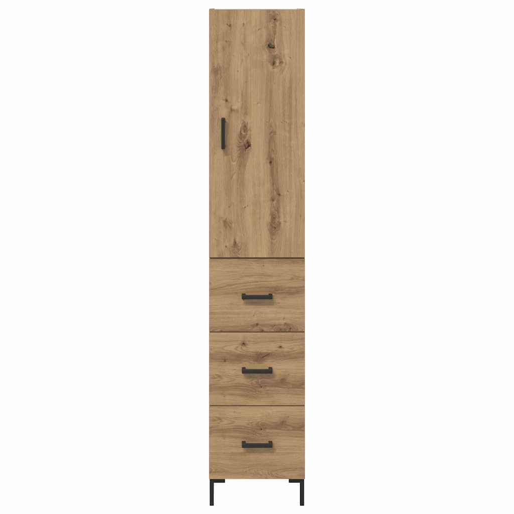 Highboard Artisan Oak 69.5 x 34 x 180 cm Engineered Wood