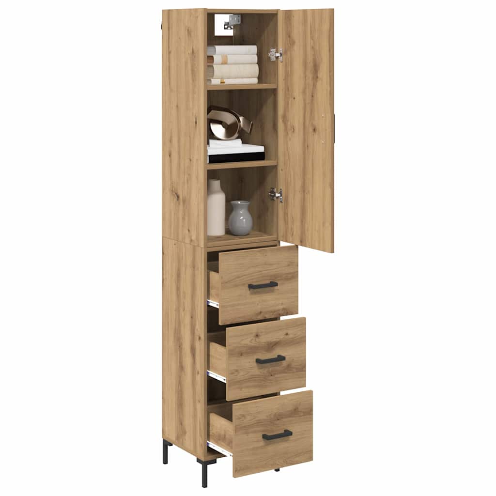 Highboard Artisan Oak 69.5 x 34 x 180 cm Engineered Wood