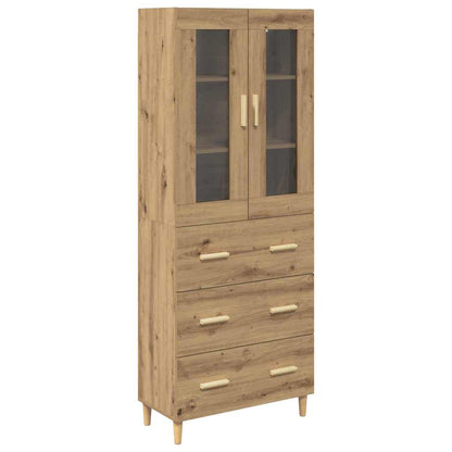 Highboard with Drawer Artisan Oak 69.5 x 34 x 180 cm