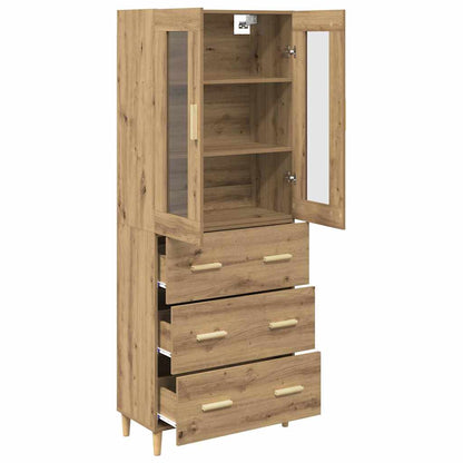 Highboard with Drawer Artisan Oak 69.5 x 34 x 180 cm